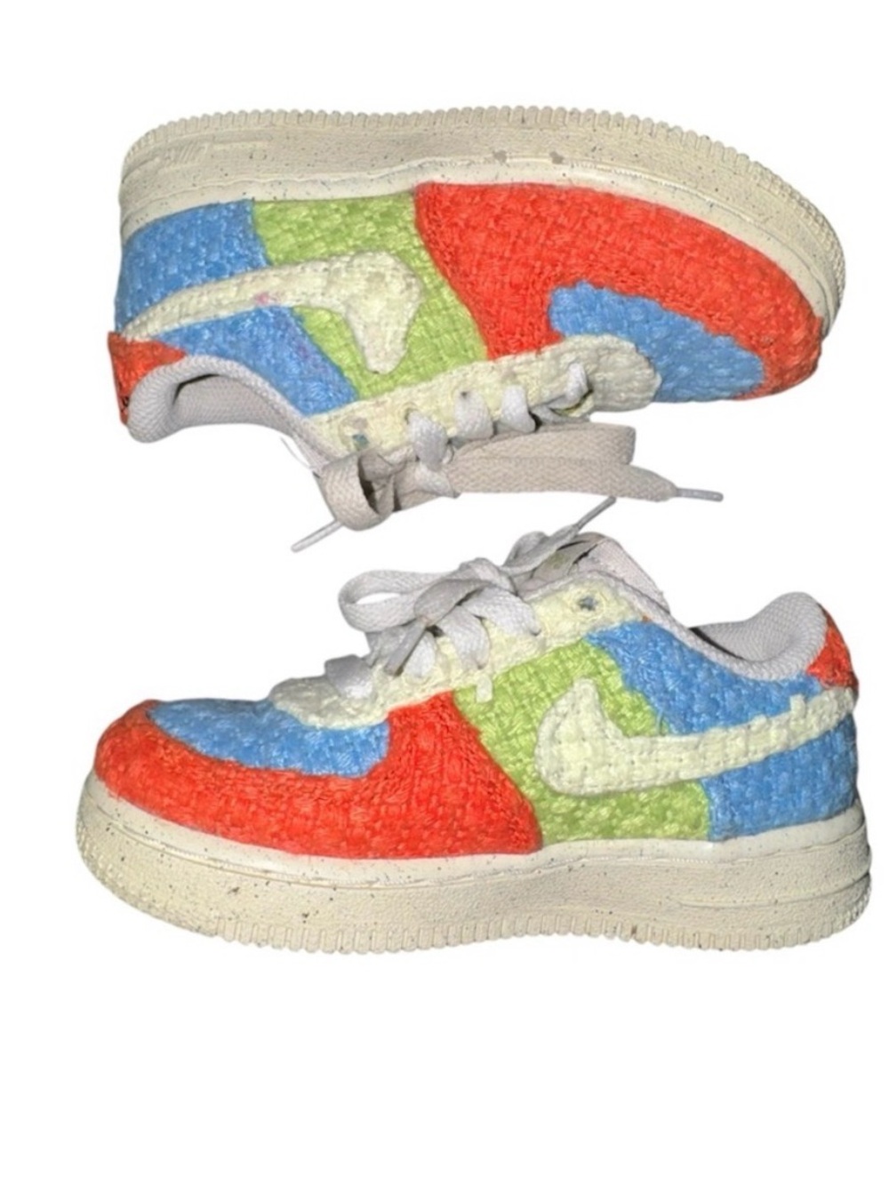 Nike Hemp Unisex Kids Colorblock Textured Sneakers